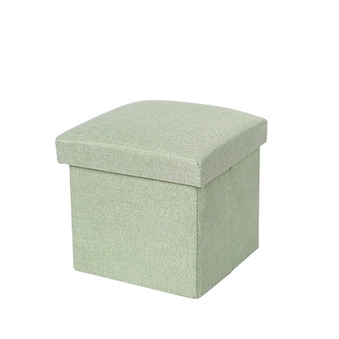 소니오 튼튼한 접이식 스토리지 리빙박스 38 x 38 x 38 cm, 10 그린, 1개