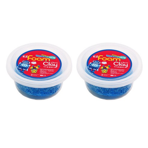 이지피아 이지 샤이니 폼클레이 2p, 파랑, 2개