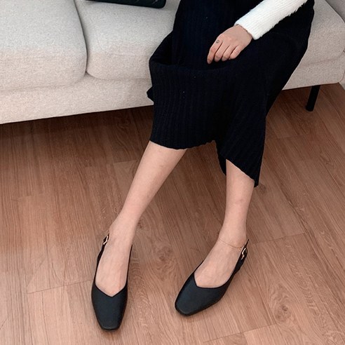 벨레페 레빈 로우힐 슬링백 2cm
