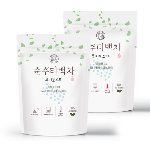 순수한집 루이보스티 삼각티백, 1g, 50개입, 100개