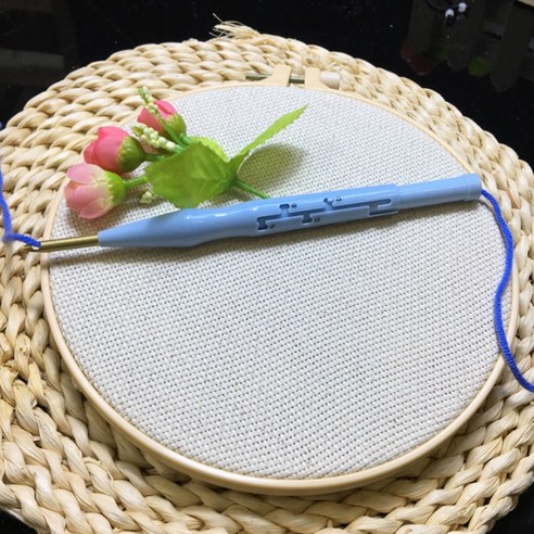 데이소이 아트클래스 감성 펀치니들 뜨개질 DIY 패키지, 스탬프바늘, 1개