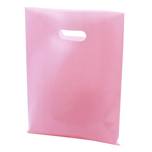 비닐 쇼핑백 100p, 핑크