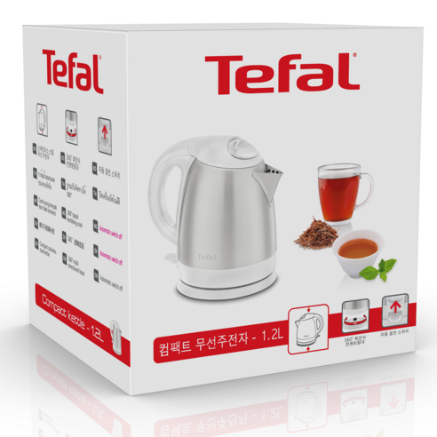 주방의 품격을 높이는 테팔 콤팩트 무선주전자, 지금 바로 만나보세요!