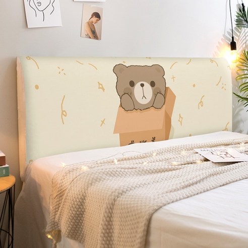 마켓에이 리틀베어 고탄성 침대헤드커버, 박스