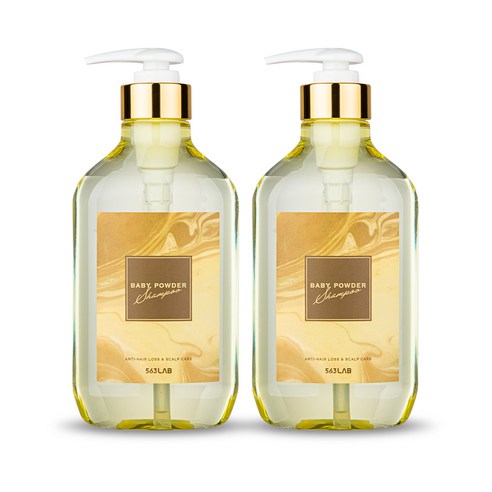563랩 퍼퓸 샴푸 베이비파우더, 500ml, 2개