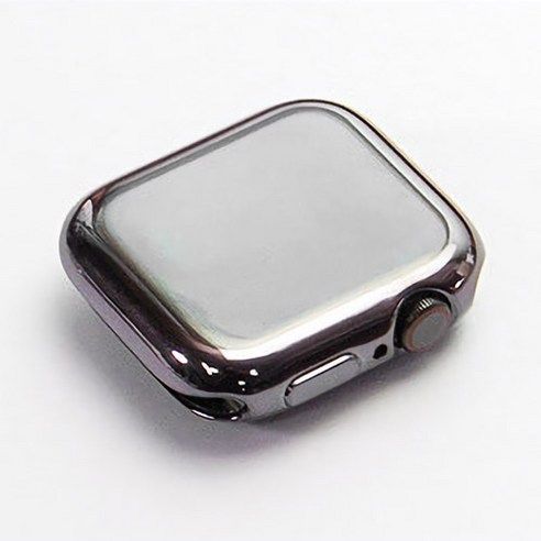 알피나케이스 애플워치 TPU 풀커버 젤리 소프트 케이스 38mm, 스페이스그레이