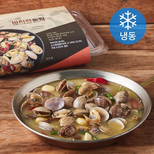 조선전골 바지락 술찜 (냉동), 900g, 1개