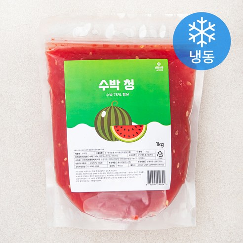 수박청 (냉동), 1kg, 1개입, 1개
