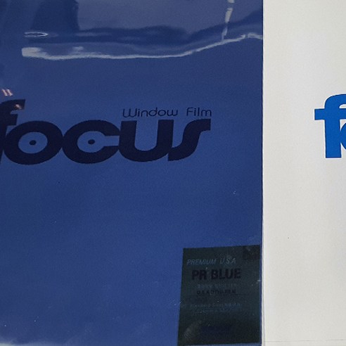 focus 쏠라 자외선차단 썬팅지 다이드 반사필름, PR BLUE