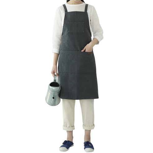 유노야 톰보이 포켓 앞치마, 피그블랙, 1개