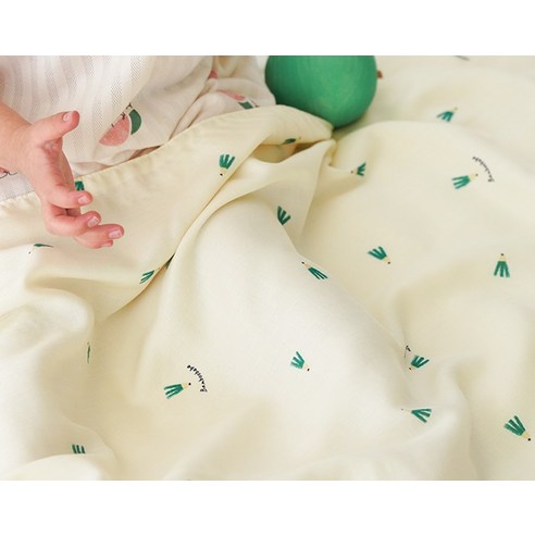 포근함으로 감싸는 아기의 행복한 성장, 밤부베베 얌얌쑥쑥 모달 블랭킷