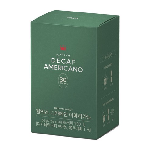 할리스 디카페인 아메리카노, 2.2g, 30개입, 1개