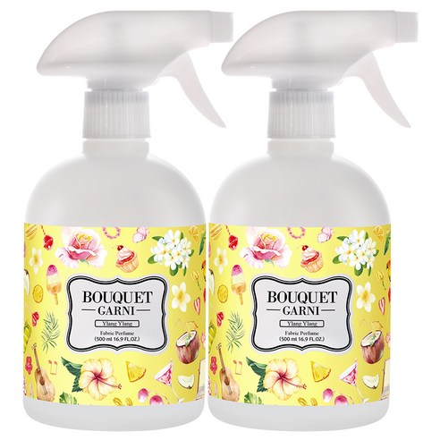 부케가르니 섬유탈취제 일랑일랑향 본품, 500ml, 2개