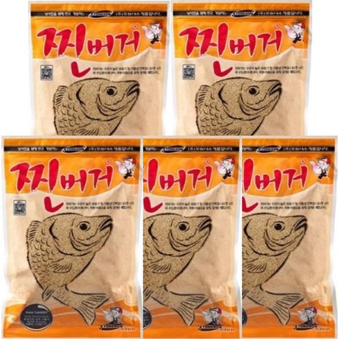 아쿠아베스트 찐버거 떡밥, 360g, 5개