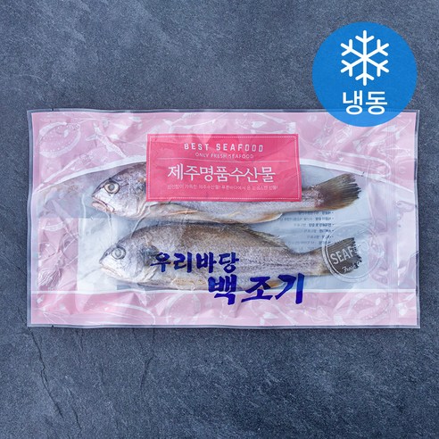 제주 백조기 2미 (냉동), 1개, 450g