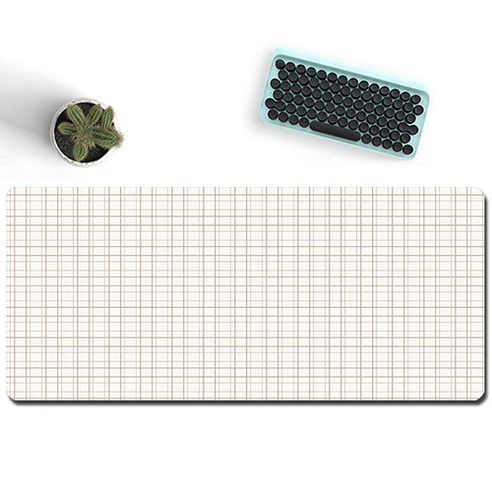 파스텔 아가일 도트 패턴 데스크 마우스 장패드 40 x 60 cm, 02, 1개