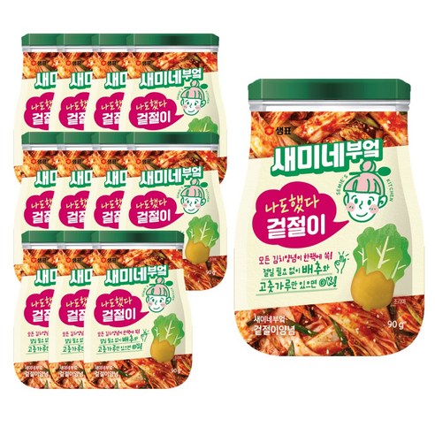 새미네부엌 겉절이 양념, 90g, 12개