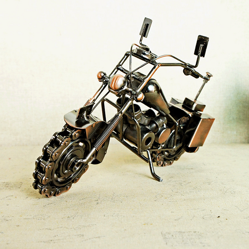 탑시가 TCR 초대형 체인 오토바이 공예 모형 M105, 청동