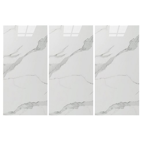 쿼르디 3D 대리석 타일시트지 3p, 재즈 화이트