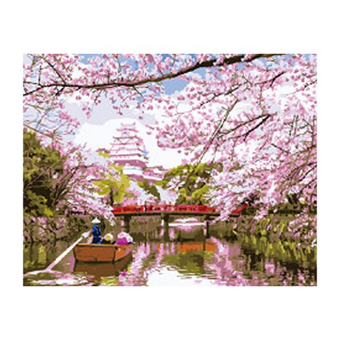 DIY 명화 그리기 캔버스 유화 그림 물감 세트 coquad004 I72, 097