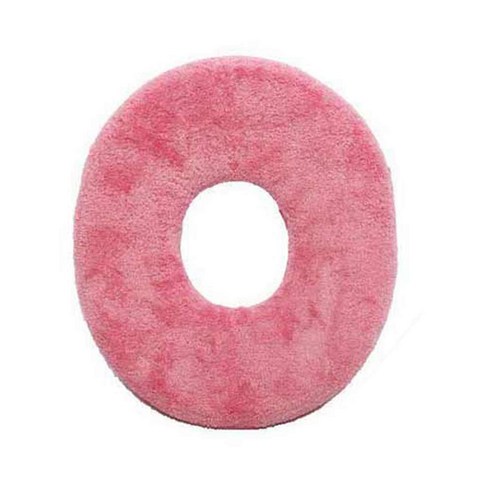 네이처스파머 초극세사 도넛 마사지 얼굴베개, 핑크, 핑크