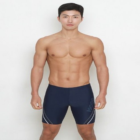 후그 남성용 레귤러핏 4부 수영복 MMA543