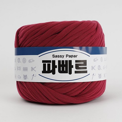 쎄비 파빠르 패브릭얀 뜨개실 500g, 11.와인