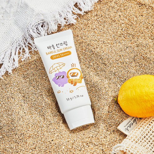 민감한 아기 피부를 위한 순하고 끈적임 없는 브레드이발소 선크림!