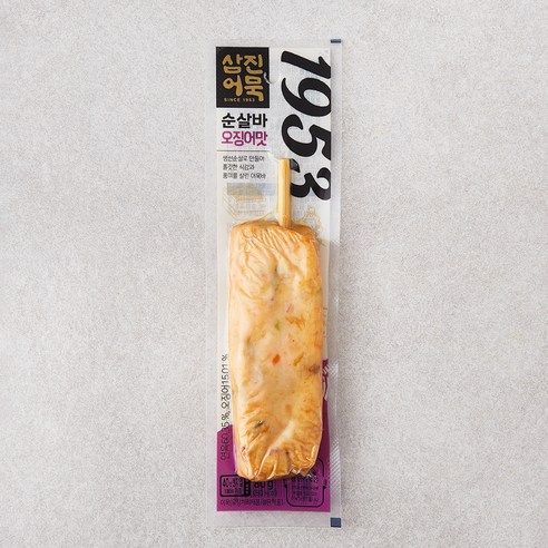 삼진어묵 순살바 오징어맛, 80g, 1개