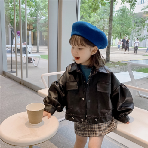 兒童 女童 韓版 外套 夾克 童裝 時尚 女孩 服裝 風衣