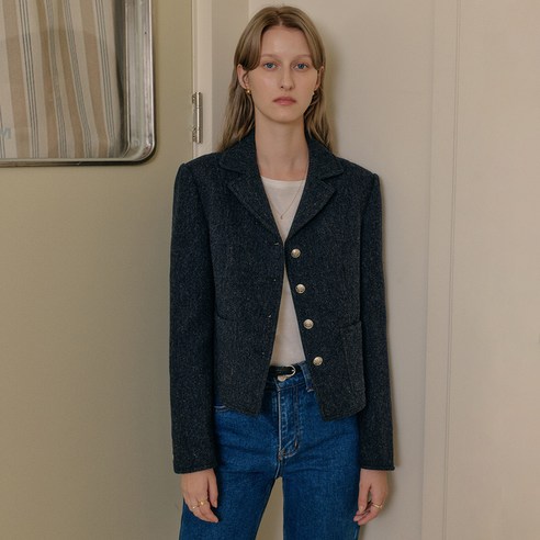 룩캐스트 여성용 밀라 알파카 트위드 자켓, 가을을 완벽하게 연출하는 세련된 따뜻함