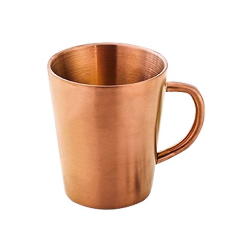 이중진공 스텐 머그컵 370ml, 로즈골드, 1개