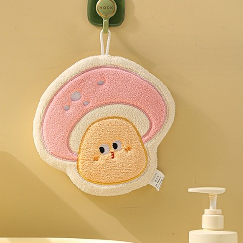 소니오 큐트 베지터블 소프트 핸드타월 05 머쉬룸 22 x 20 cm, 1개