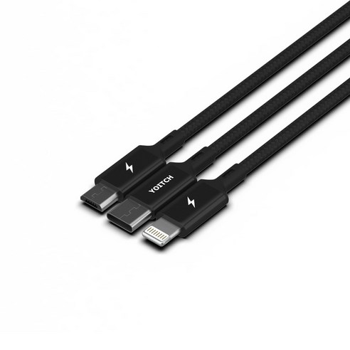 편리함과 효율성을 제공하는 3in1 고속 충전 케이블