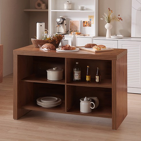 윌로우 에이미 아일랜드 식탁 홈바 테이블 베이킹 작업대 1400 방문설치, 프렌치오크