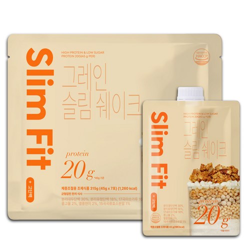 익스트림 그레인 슬림 쉐이크 7p, 315g, 1개