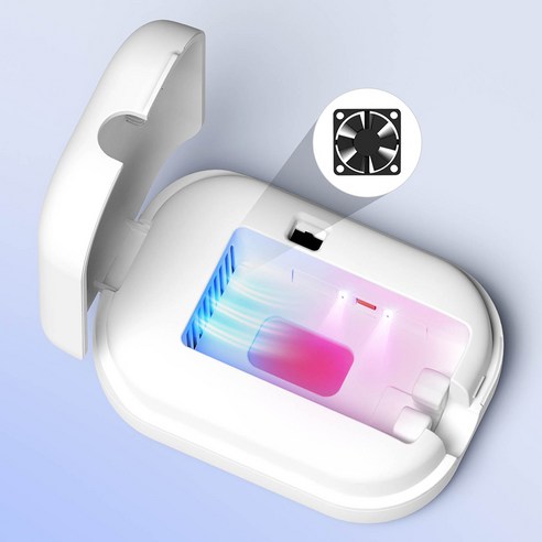 오아 클린이 퓨어 PRO 휴대용 유선 무선 겸용 UV C LED 자외선 칫솔 살균 건조기 OTS-004WH, 화이트