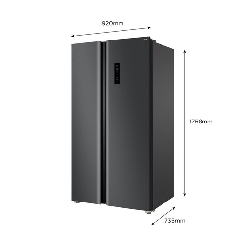 대용량, 편리함, 신선함을 위한 TCL 양문형 냉장고