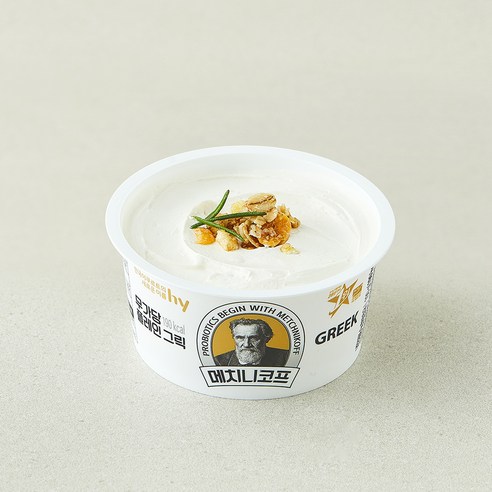 [로켓프레시] 에치와이 메치니코프 무가당 플레인 그릭, 100g, 1개