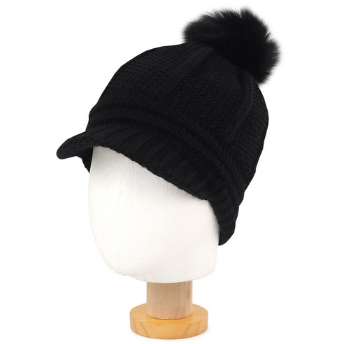 잭케빈 여성용 겨울 방울 모자 JKCAP-B-50