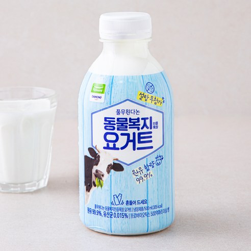 풀무원다논 동물복지 인증 요거트, 500ml, 1개