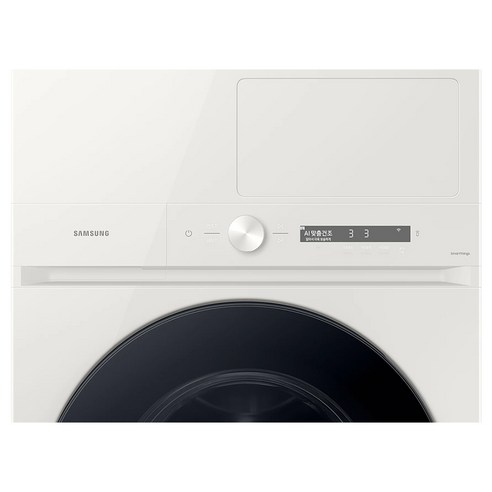 삼성전자 BESPOKE 그랑데 AI 원바디 Top-Fit 세탁기 + 건조기 25kg + 22kg WF2522HDEEK 방문설치, 그레이지