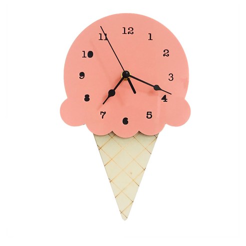 센스라이프 아이스크림 벽시계, 다크핑크