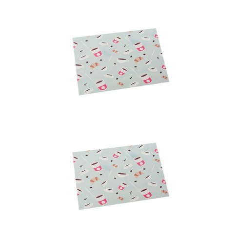 유럽스타일 디저트 식탁매트 2p, 타입7, 45 x 30 cm