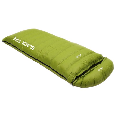구스 다운 침낭 1500g, 1개, 그린