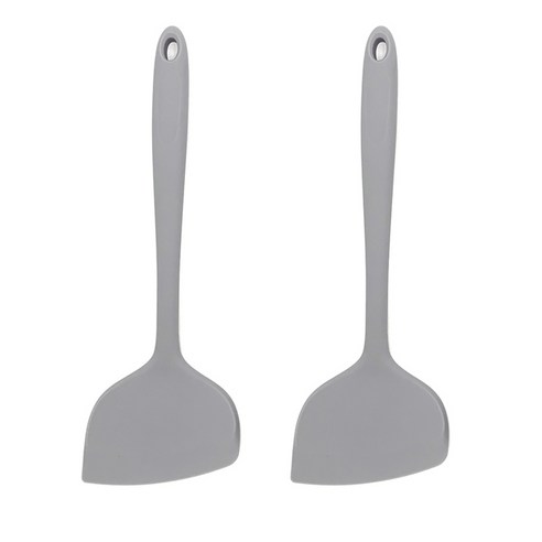 저자닷컴 파스텔톤 실리콘 다용도 주걱, 그레이, 2개