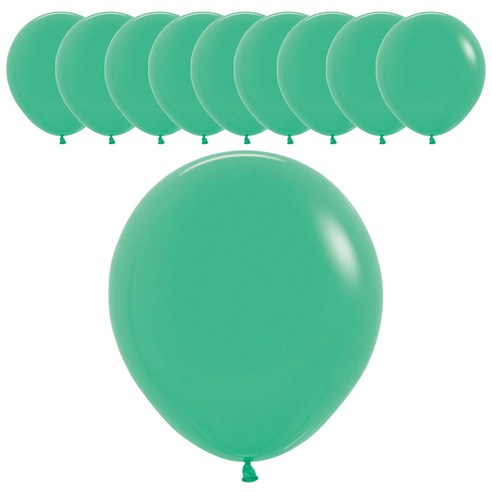 셈퍼텍스 풍선 45cm, 그린, 10개