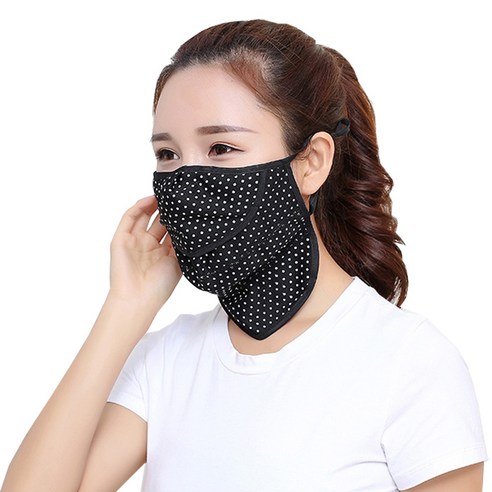 홈앤핫딜 심플 마스크 3p, 도트블랙