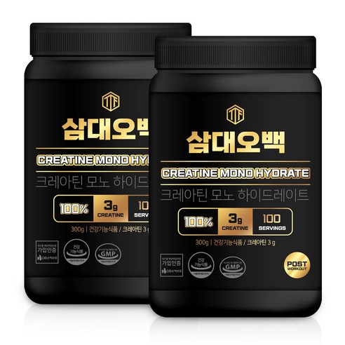 삼대오백 크레아틴 모노 하이드레이트, 300g, 2개