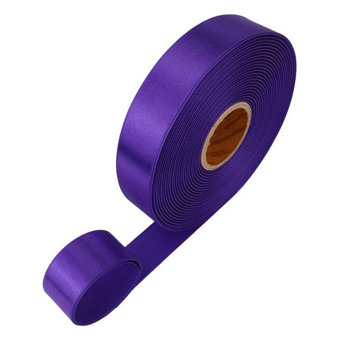 포장넷 공단기본 선물포장 리본끈 20mm, 27 적보라, 45m, 1개
